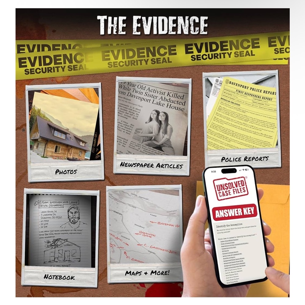 Evidence Kit — Multi-Color Interactive Home Game - Picture 4 of 4
